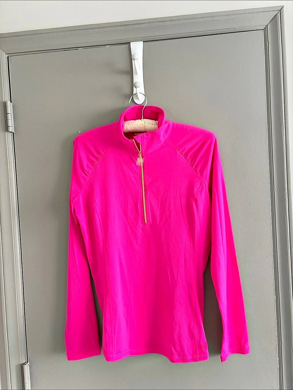 Lilly Pulitzer Luxletic 1/2 Zip Pullover 1/2 Zip Pullover Pink Size Medium NWT
